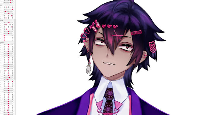 rig your vtuber model in live2d with extra expressions