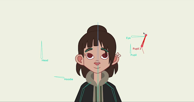 create 2d rigging for flawless character animation in moho