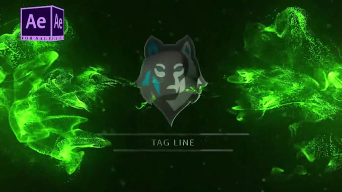 create beautiful particle explosion logo animation
