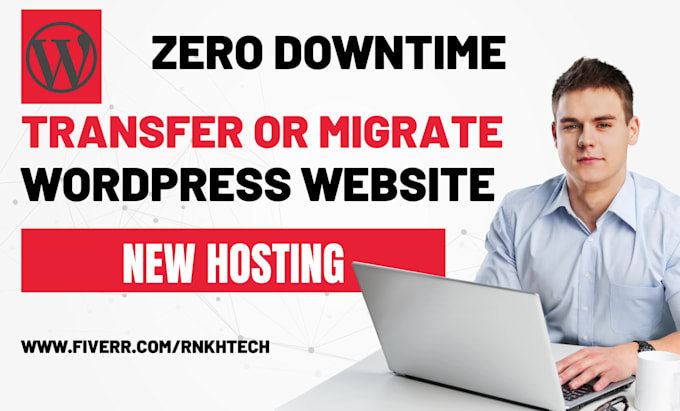 migrate wordpress website , transfer website to new hosting