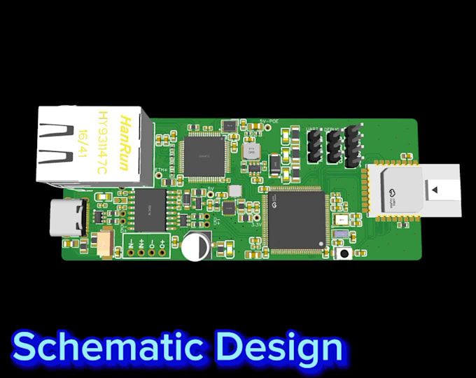 create circuit, schematic and pcb design