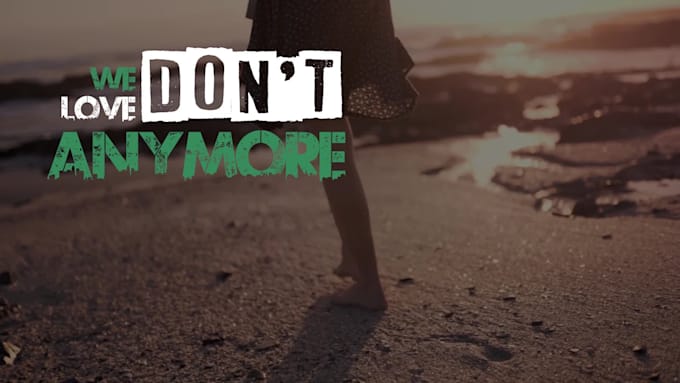 make a kinetic typography text animation video