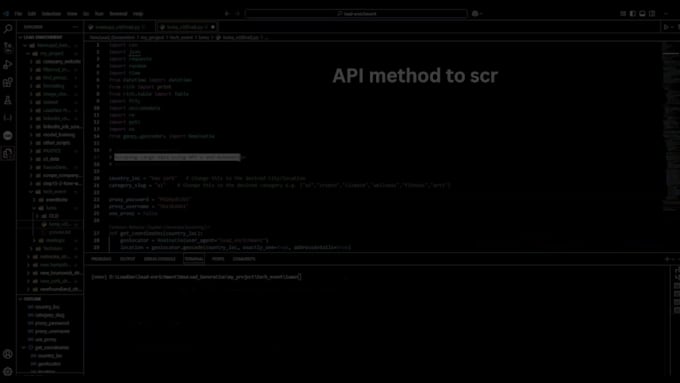 do fast python web scraping, data mining, and automation