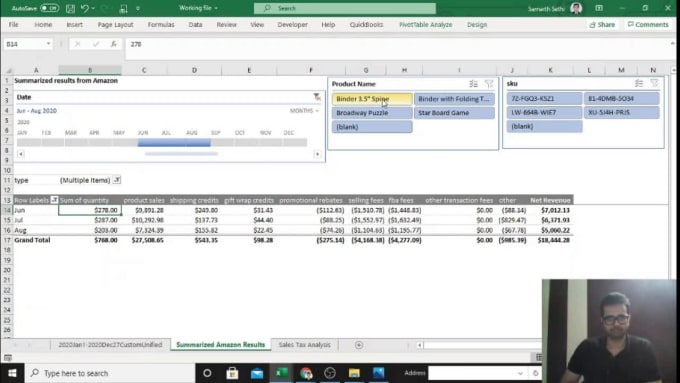 I will do bookkeeping using quickbooks online for ecommerce business