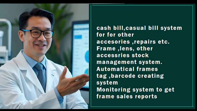 set up web based optometry shop management system