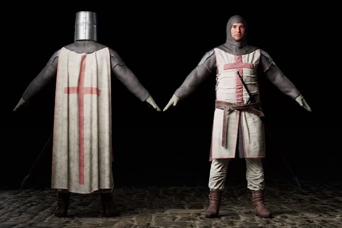 create a game ready 3d character for unreal or unity