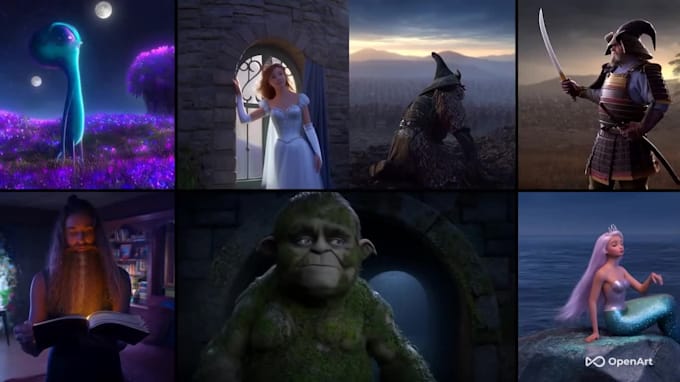 create ai generated character or concept art within hours
