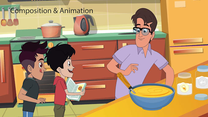 do 2d animation for you