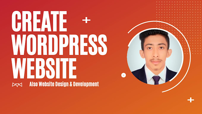 create a professional and responsive wordpress website