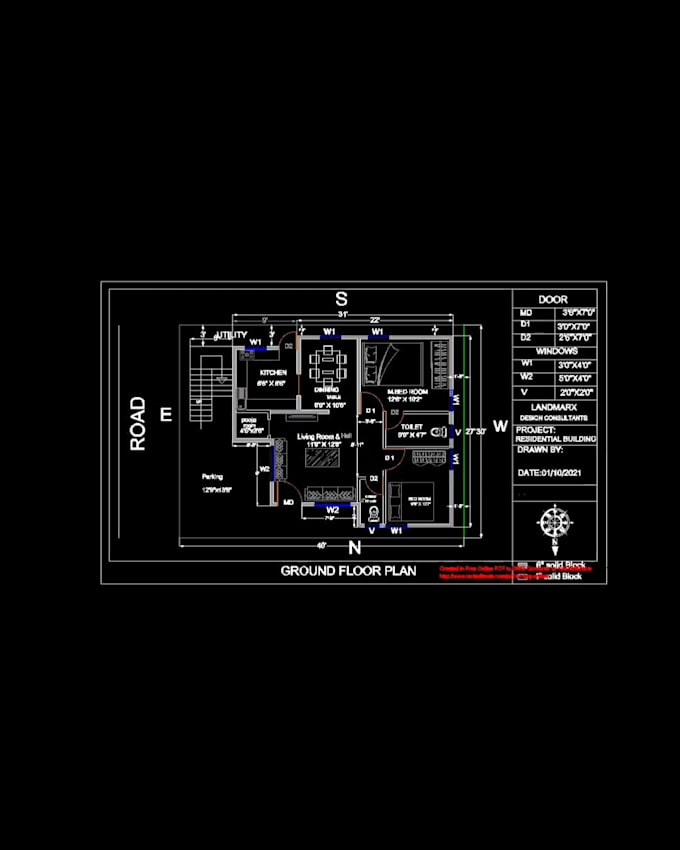 redraw building floor plan