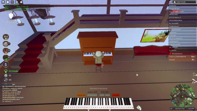Play Any Song On The Roblox Piano For You By Bomber001 Fiverr - how to play roblox on the piano roblox