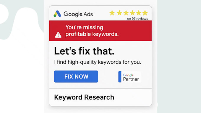Research keywords for your google ads adwords by Mricccsem Fiverr