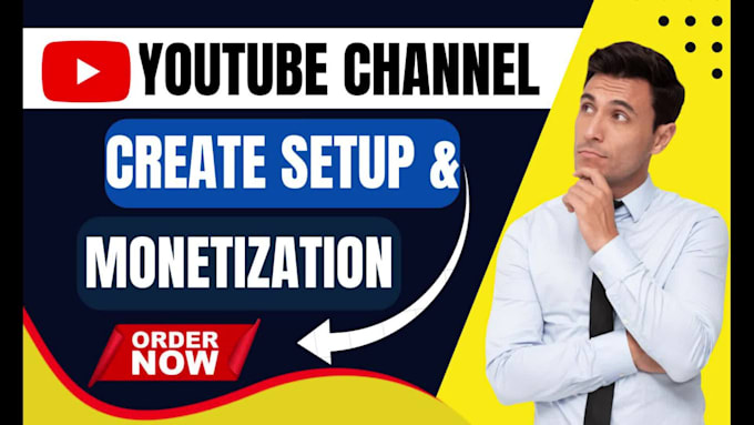do youtube channel create and setup with fully monetization
