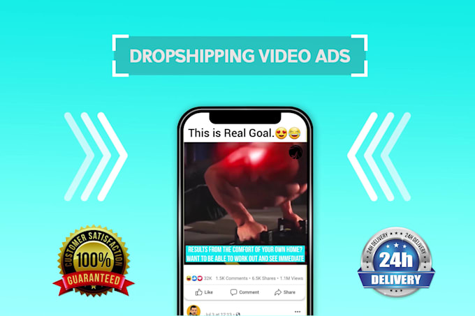 edit high quality video ads for dropshipping products