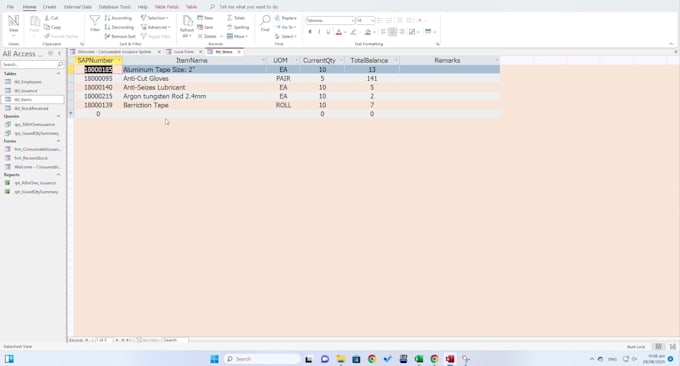 create ms access database solution with forms, reports and automation