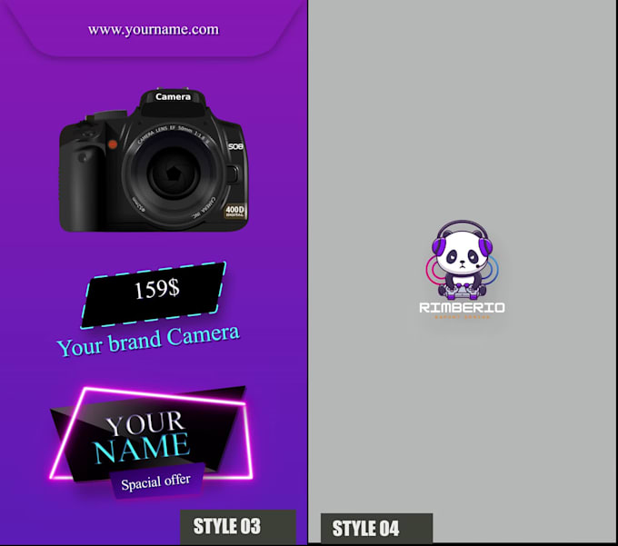 create insta,fb advertisement video