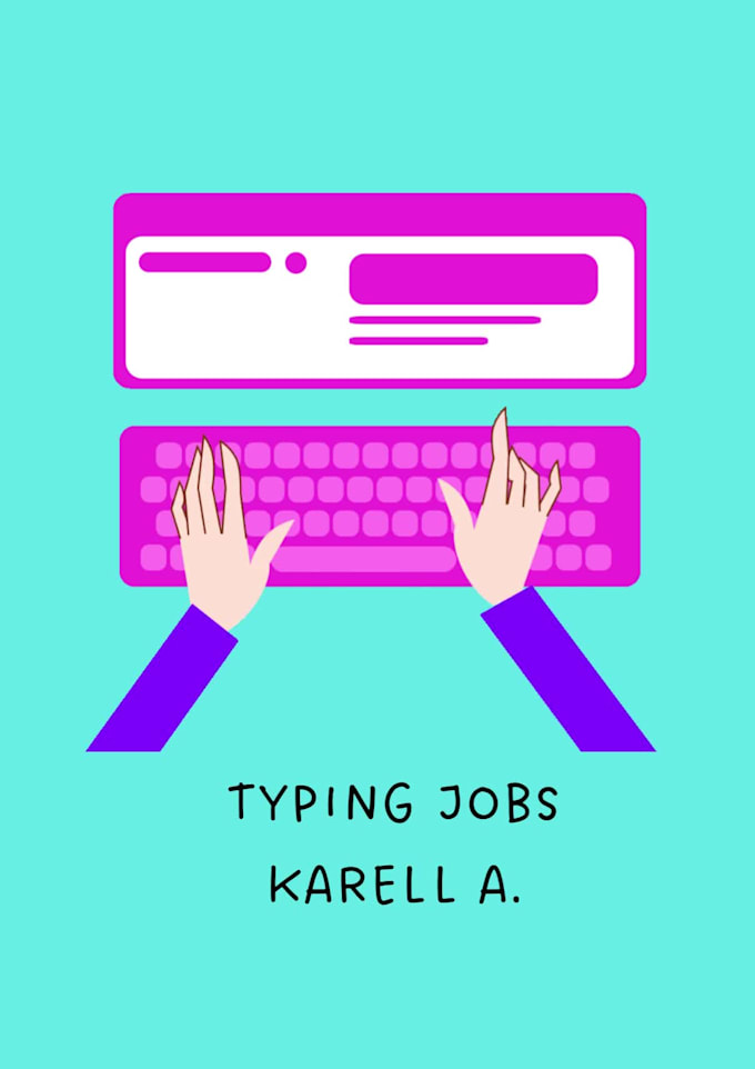Do typing jobs for you by Karellanayan Fiverr