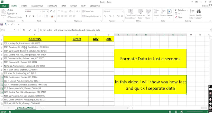 be virtual assistant of data entry, data cleaning, data formatting,data clean up