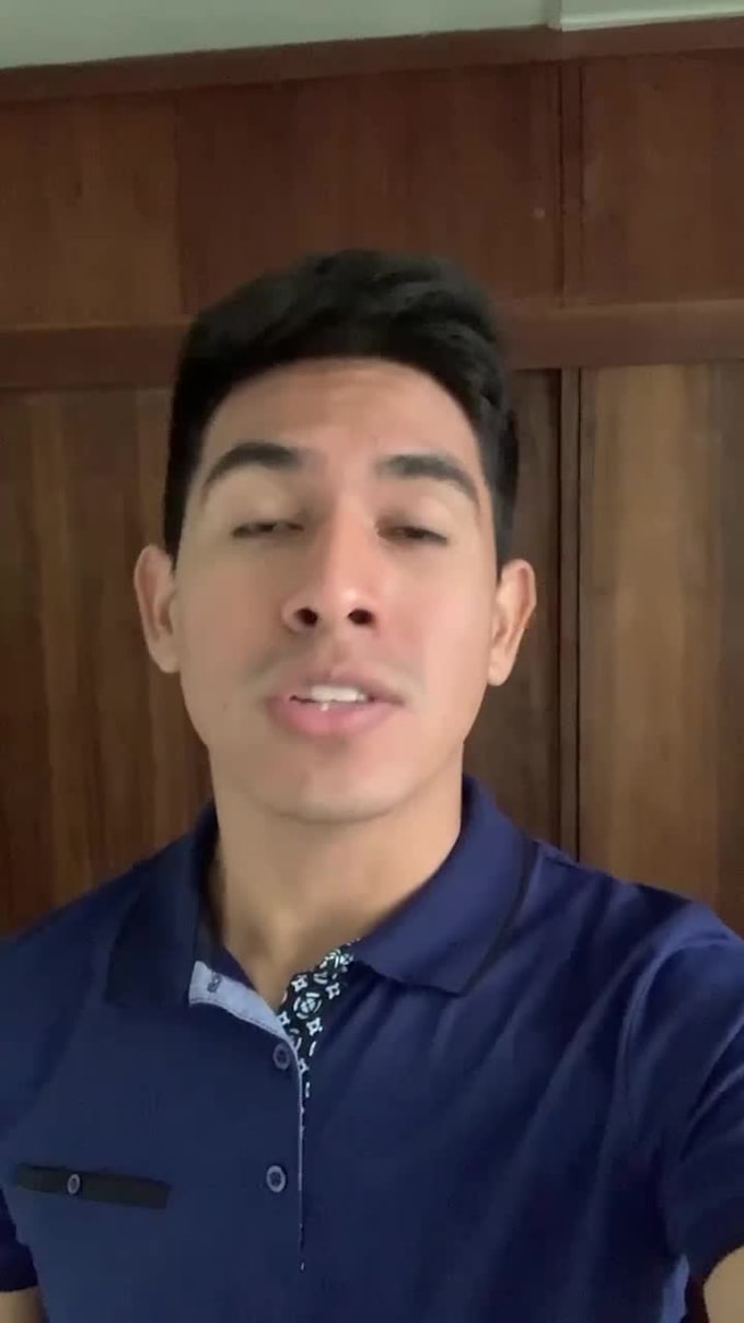 be your male spokesperson for your video english and spanish