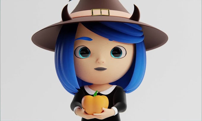do professional 3d character modeling in blender