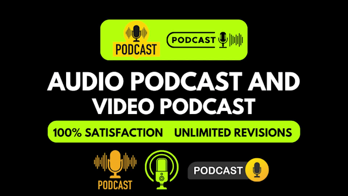 do edit audio podcast and video podcast