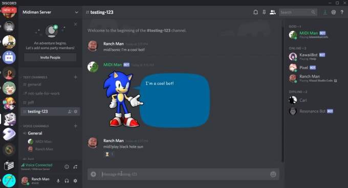 Create An Interactive Discord Bot That Can Play Music By Deadvcr