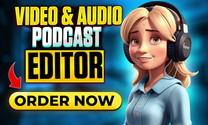 edit your podcast video with audio processing