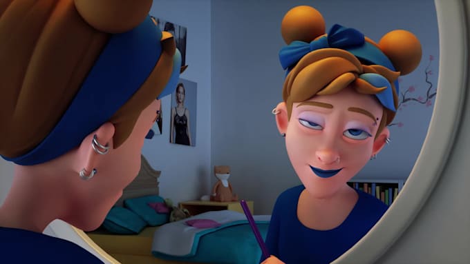 Do 3d pixar style animation, 3d disney cartoon animation film by Gingi ...