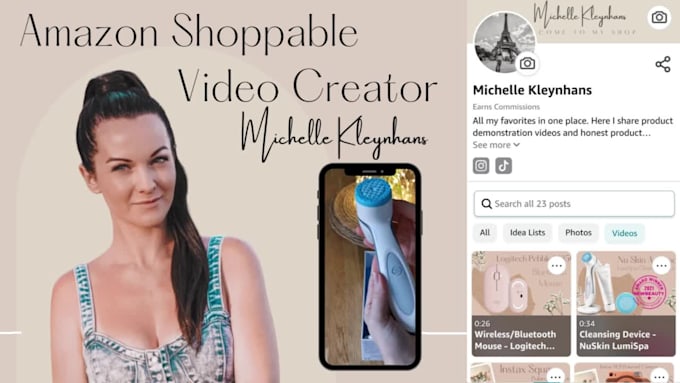 post a shoppable video on my US amazon influencer storefront