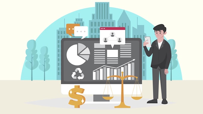 create motion graphic explainer for you, with voice over