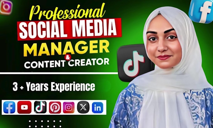 be your tiktok manager and tiktok content creator