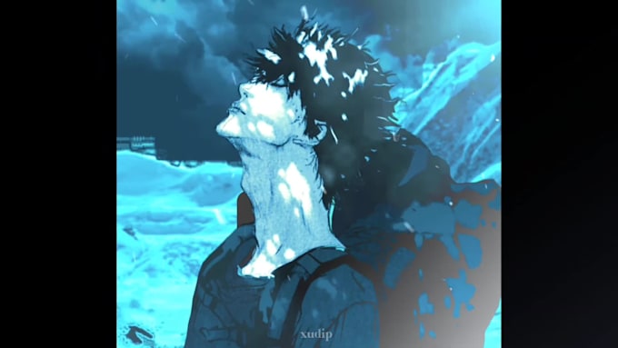 create motion graphic of manga for you