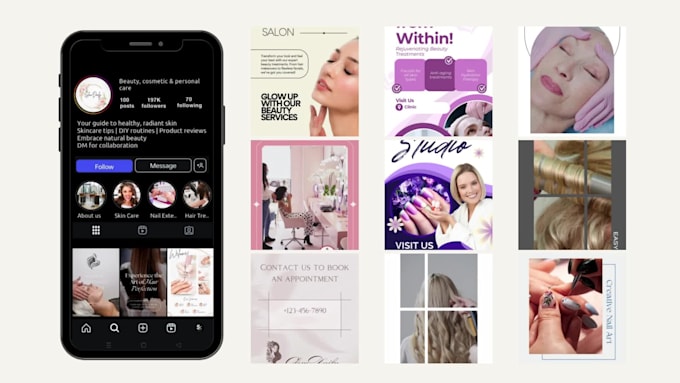 be your instagram content creator growth manager to design posts