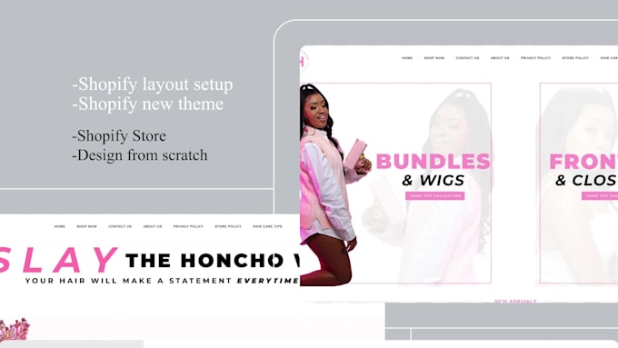 design, redesign shopify store, shopify dropshipping store