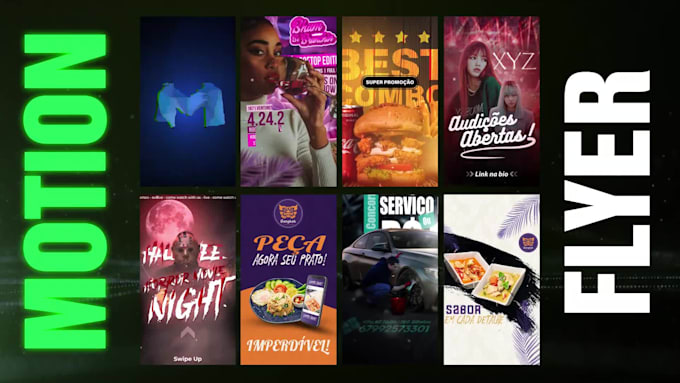 create a motion flyer for your events and products