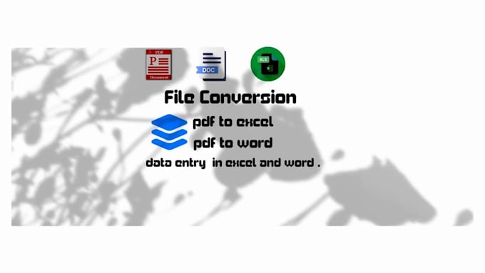 do data entry,copy paste, excel data entry,file conversion