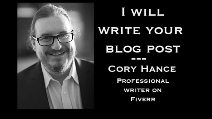 write your blog post