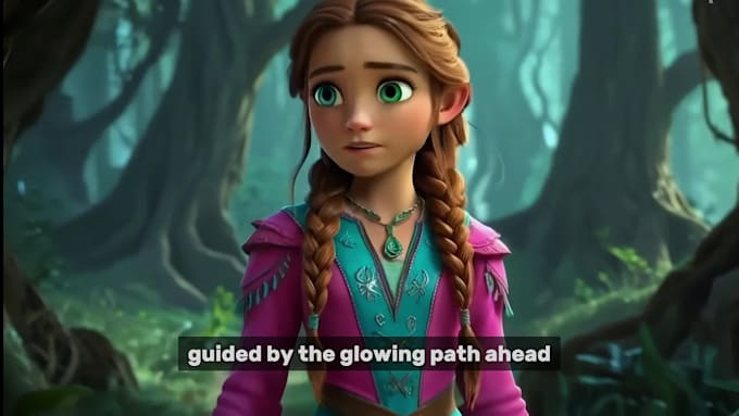 create 3d pixar animation story and videos