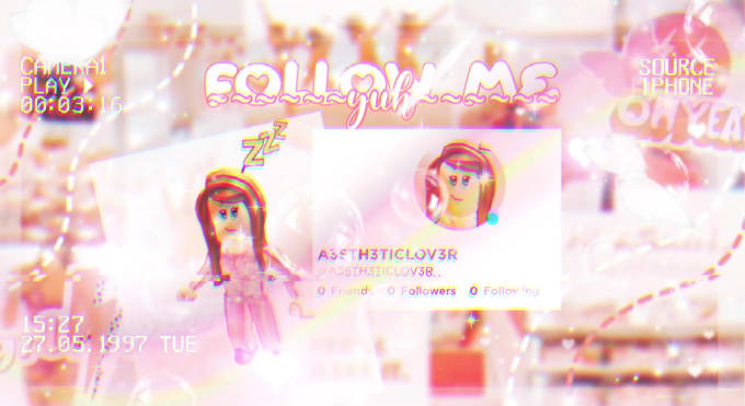 Create an aesthetic or preppy roblox intro by Astroswirl