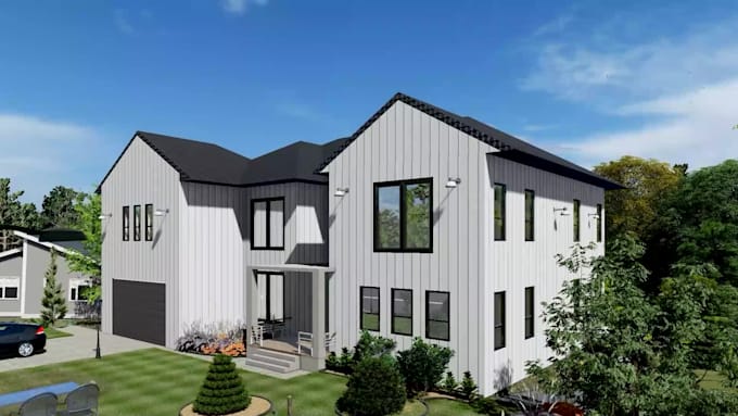do architectural 3d modeling, exterior interior design, rendering, visual
