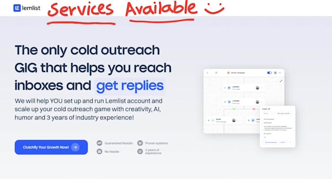 set up lemlist for cold email outreach