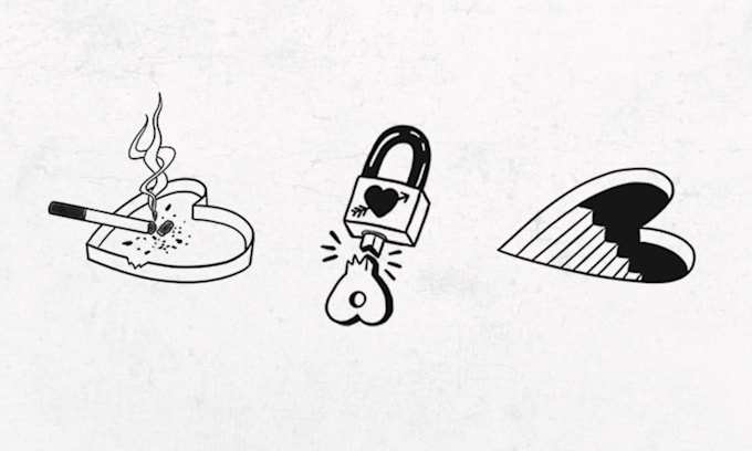 Draw spooky linework designs by Graphicat Fiverr