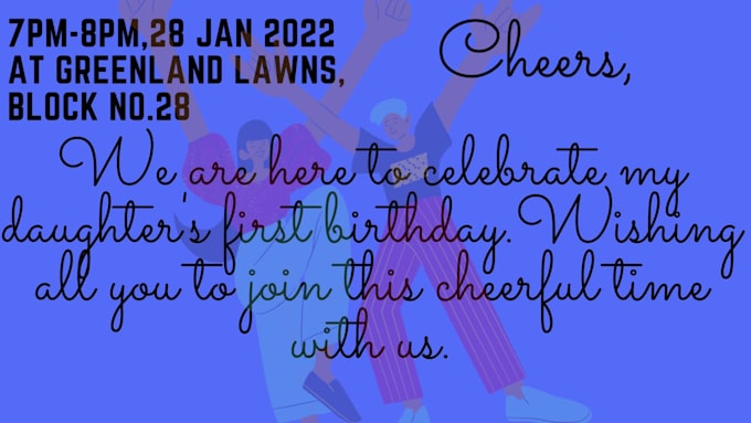 make a quality invitation card