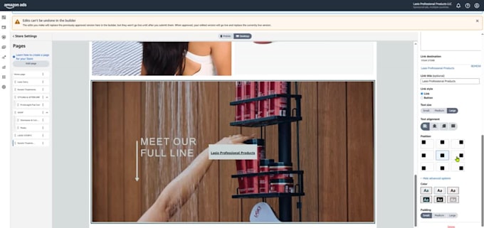 design your creative amazon store storefront