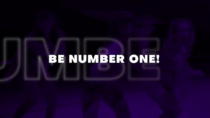 create a bold typo promo