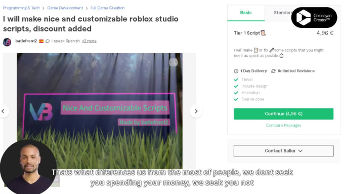 make nice and customizable roblox studio scripts, discount added