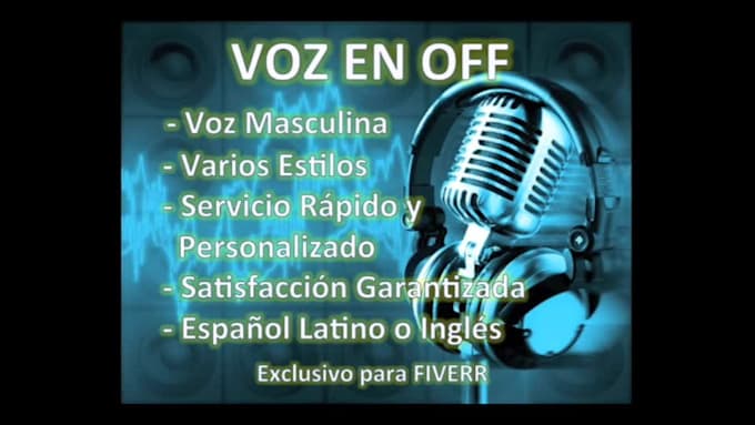 record a professional voiceover in latam spanish