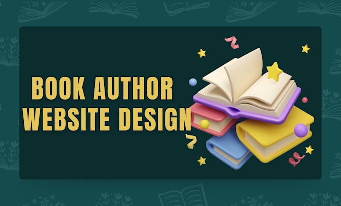 do book author website design and book website for author