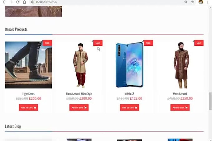 web development wordpress ecommerce
