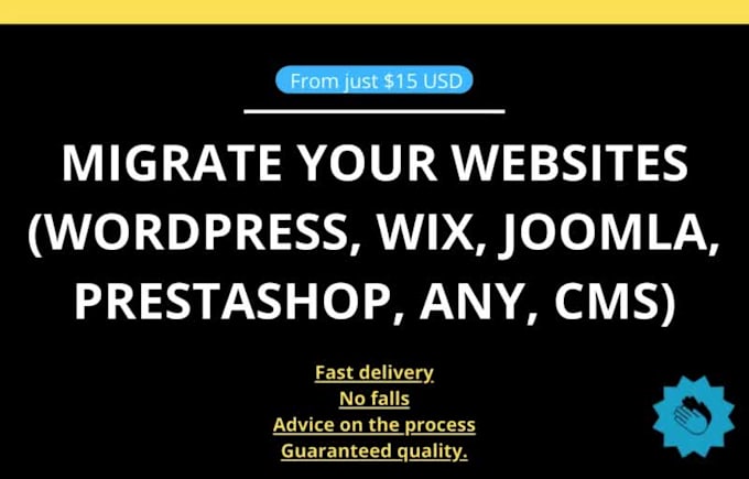 move, transfer, migrate wordpress or any cms to a new host